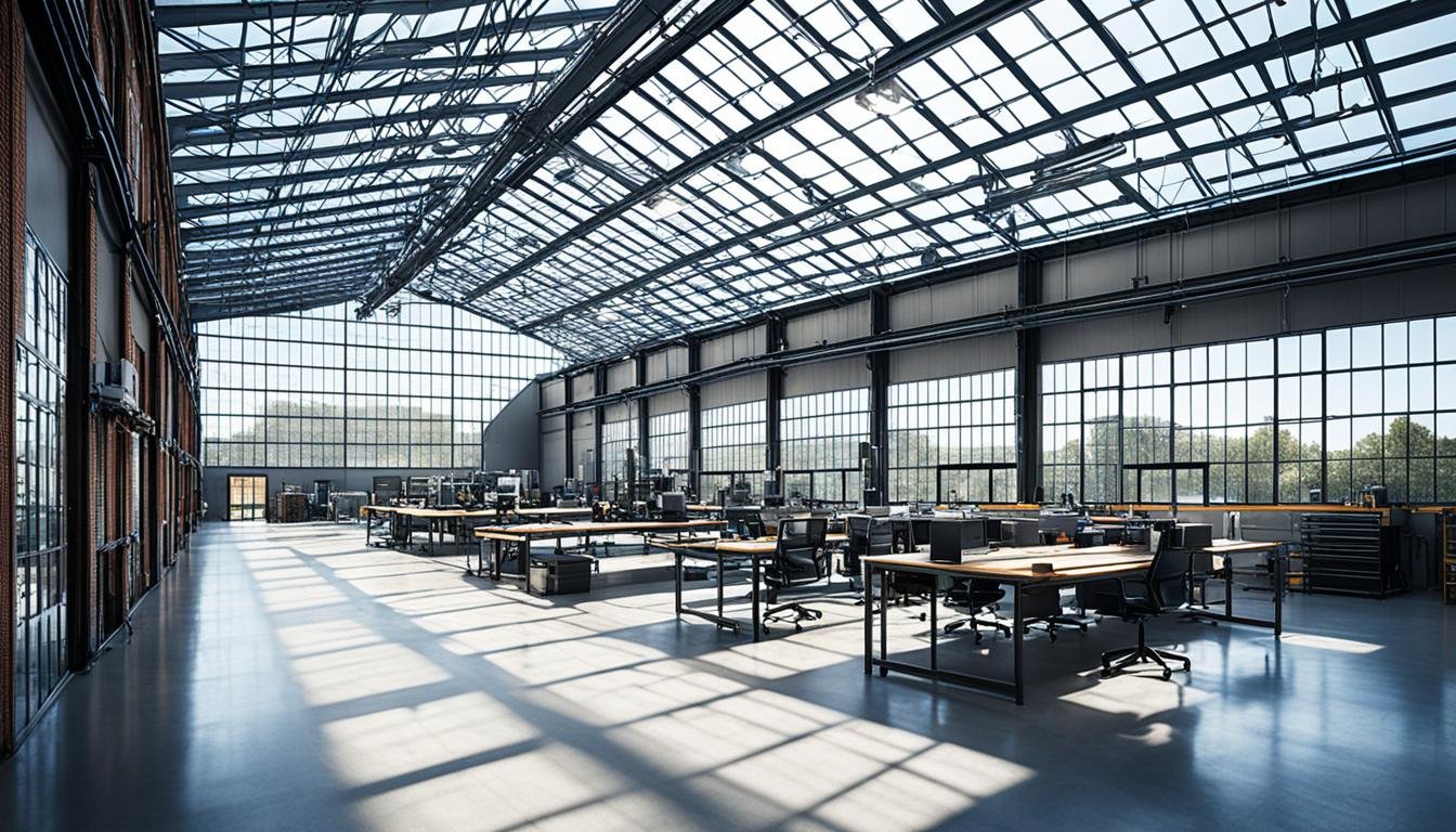 Skylights: Illuminating Industrial Spaces Effectively - Luxurious Indoor Industrial Spaces With Skylights