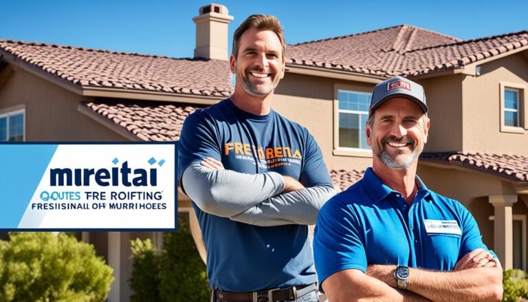 - Free quotes for residential roofing Murrieta?