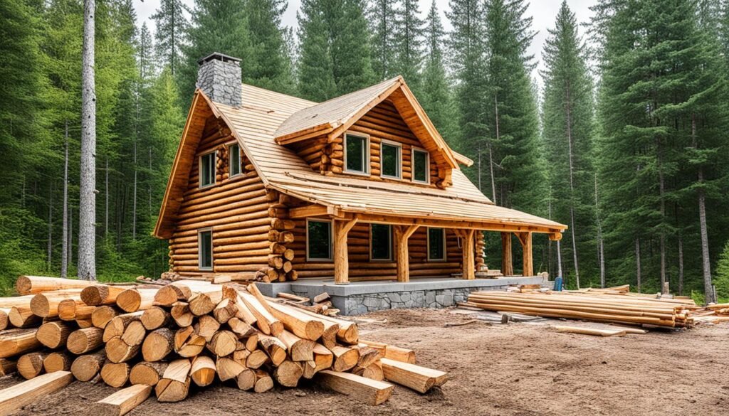 Wood home construction