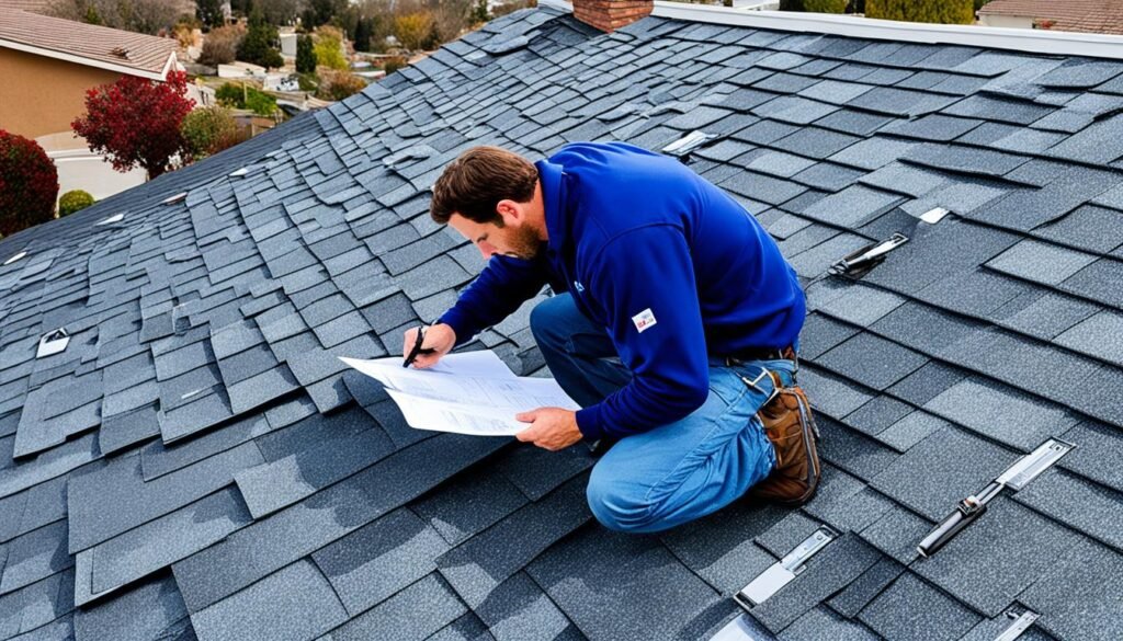 Roof inspection in Temecula
