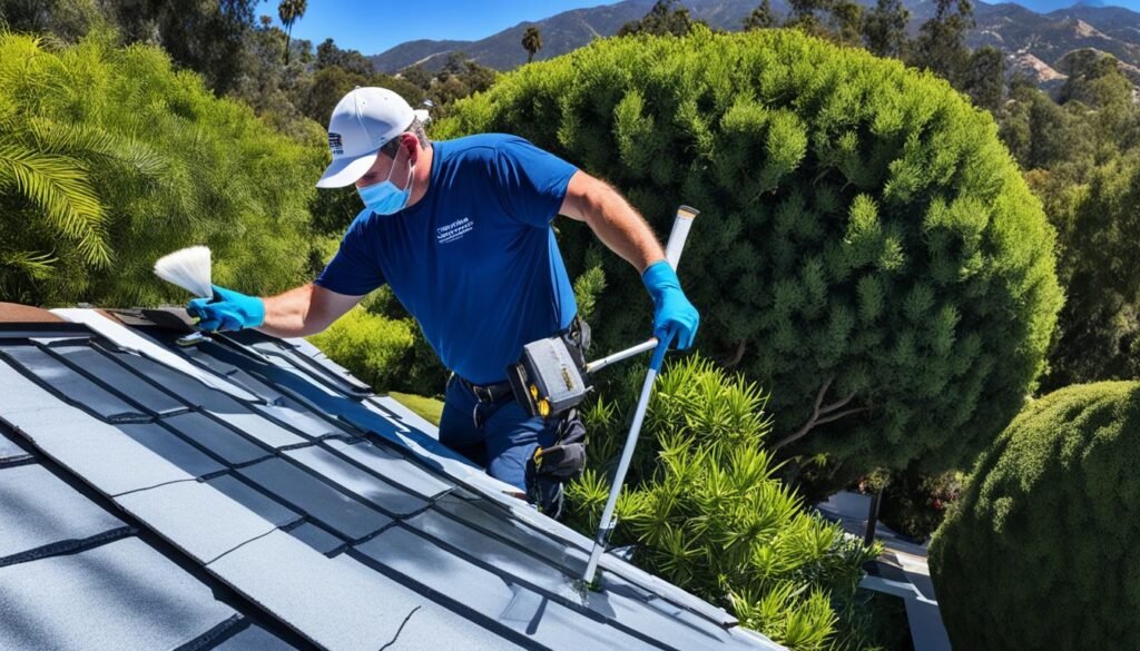 Santa Barbara roof stain prevention image
