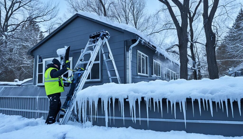 Winter roof care