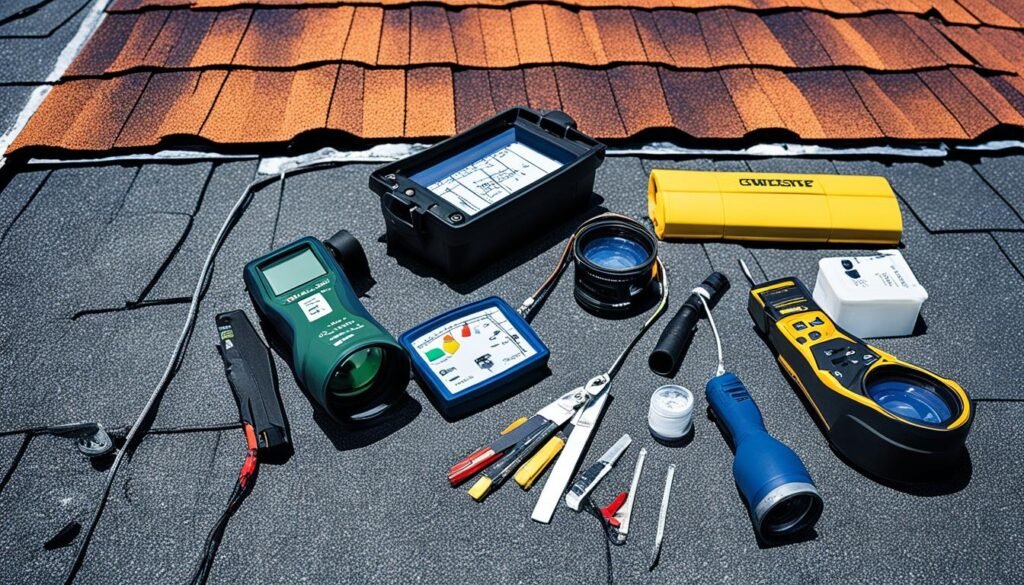 roof leak detection tools