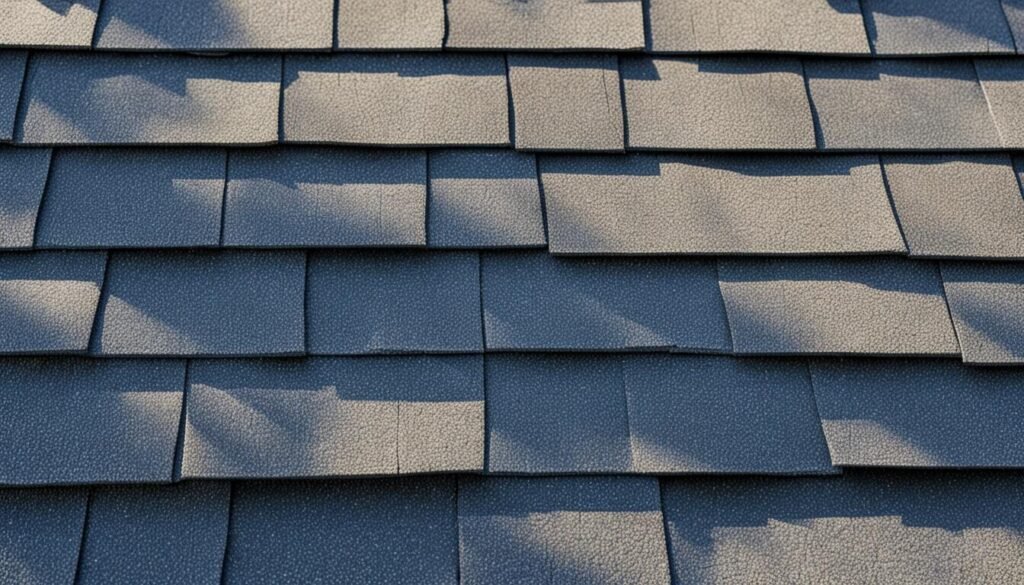 roof shingle damage