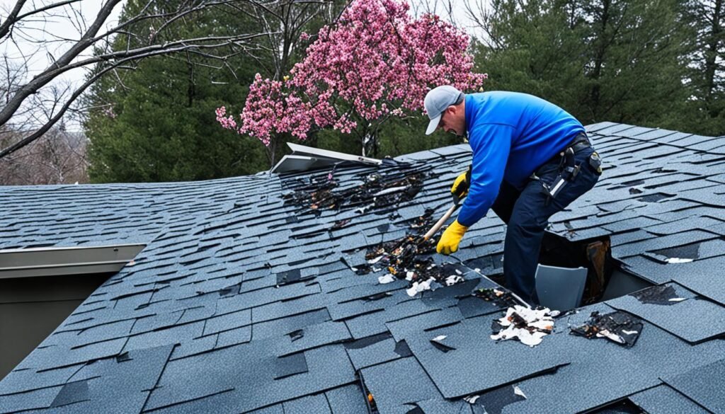 roof tear off process