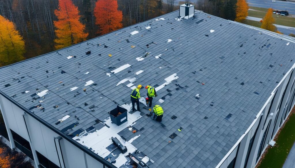 commercial roof inspection