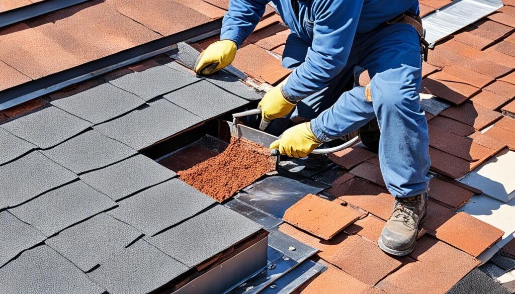 chimney flashing repair