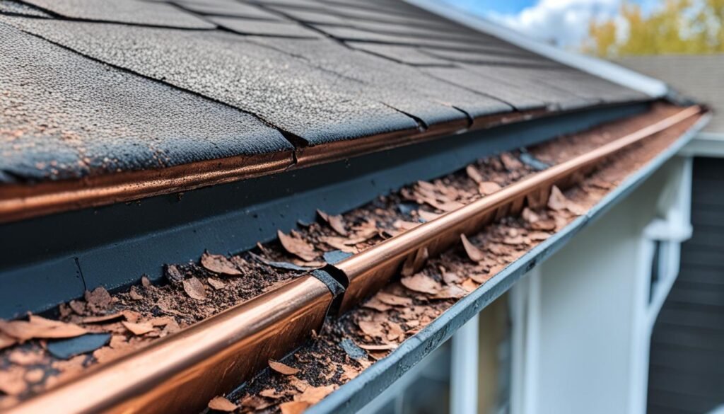 Copper gutter repair