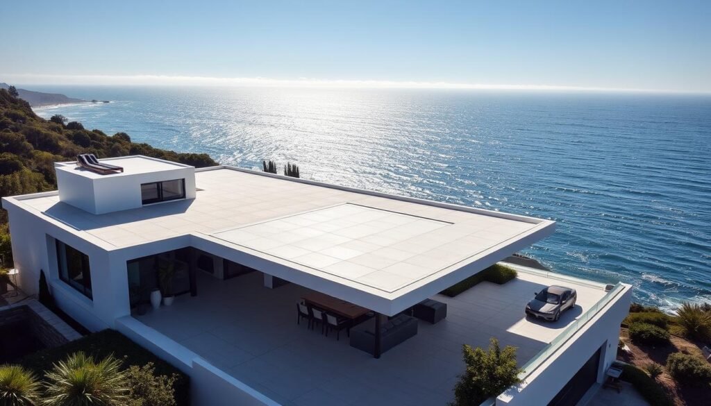 Flat Roof Design in Coastal Setting