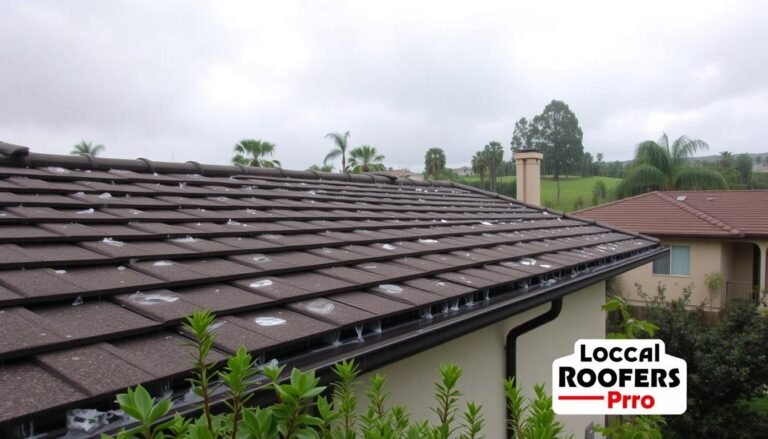 Protect roof during rainy season